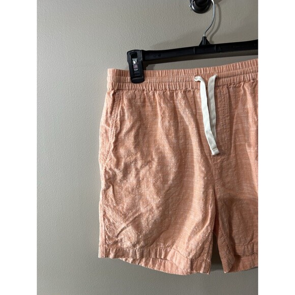 Vineyard Vines Shorts Mens Small Orange Light Cotton Waist Drawstring - Picture 7 of 12